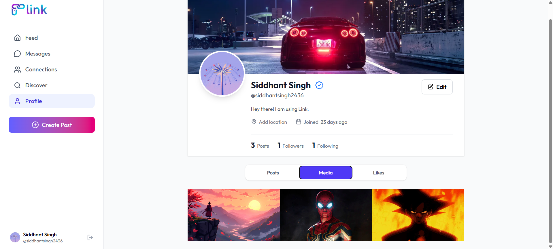 Link Social Platform